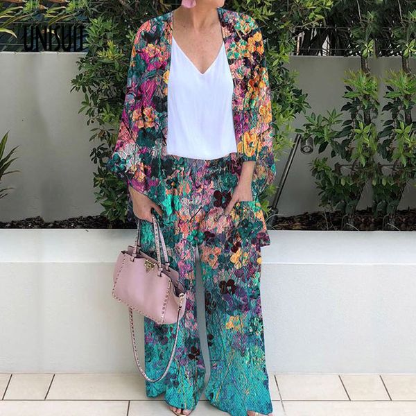 women's jumpsuits & rompers autumn long sleeve loose women sets spring floral print cardigan + wide leg pants suit casual pockets vint, Black;white
women's jumpsuits & rompers autumn long sleeve loose women sets spring floral print cardigan + wide leg pants suit casual pockets vint, Black;white