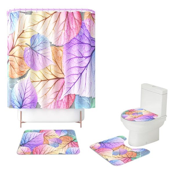 shower curtains bathroom waterproof curtain bath mat toilet cover mats set non-slip floor carpet color leaf printing rug home
shower curtains bathroom waterproof curtain bath mat toilet cover mats set non-slip floor carpet color leaf printing rug home