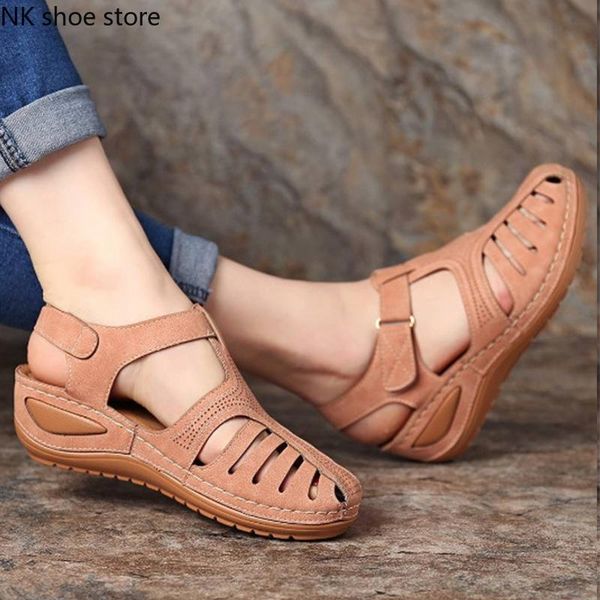 woman summer leather vintage sandals buckle casual sewing women shoes female ladies platform retro sandalias plus 35-44, Black
woman summer leather vintage sandals buckle casual sewing women shoes female ladies platform retro sandalias plus 35-44, Black