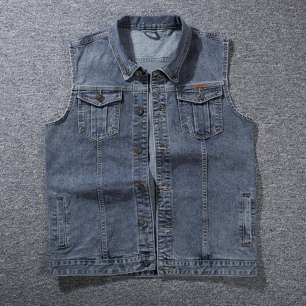 men's vests plus size 5xl 6xl 7xl 8xl denim jacket vintage gray classic coat fashion casual vest high-quality male brand clothes, Black;white
men's vests plus size 5xl 6xl 7xl 8xl denim jacket vintage gray classic coat fashion casual vest high-quality male brand clothes, Black;white