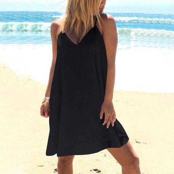 casual dresses plus size 5xl dress summer 2021 fashion solid color spaghetti strap women loose deep v-neck mini vestidos de mujer, Black;gray
casual dresses plus size 5xl dress summer 2021 fashion solid color spaghetti strap women loose deep v-neck mini vestidos de mujer, Black;gray