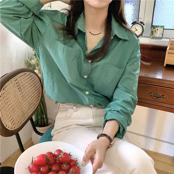 all match sweet slim loose chic high street oversize office lady full sleeves stylish brief shirts 210421, White
all match sweet slim loose chic high street oversize office lady full sleeves stylish brief shirts 210421, White