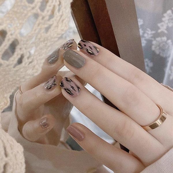 false nails 24pcs/box fake with glue leopard printed type removable short paragraph fashion manicure press on designs dl, Red;gold
false nails 24pcs/box fake with glue leopard printed type removable short paragraph fashion manicure press on designs dl, Red;gold