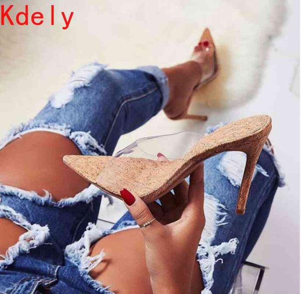 sandals 2021 fashion pvc transparent high heel pointed toe peep women summer slippers slip on shoes iykb, Black
sandals 2021 fashion pvc transparent high heel pointed toe peep women summer slippers slip on shoes iykb, Black