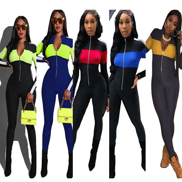 women's jumpsuits & rompers autumn and winter stand collar long sleeve zipper color matching fashion sportswear multicolor jumpsui, Black;white
women's jumpsuits & rompers autumn and winter stand collar long sleeve zipper color matching fashion sportswear multicolor jumpsui, Black;white