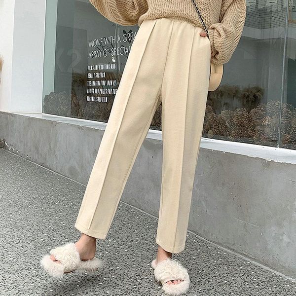 s-5xl plus size harem pants women autumn winter pocket korean minimalist elastic high waist female casual trousers my2142 women's & cap, Black;white
s-5xl plus size harem pants women autumn winter pocket korean minimalist elastic high waist female casual trousers my2142 women's & cap, Black;white