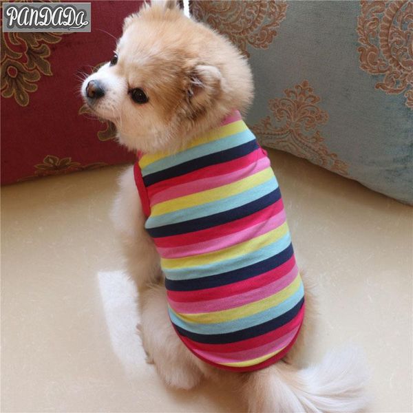 dog apparel pandada tshirt shirt clothes stripe clothing dogs small summer size t-shirts tee vest 
dog apparel pandada tshirt shirt clothes stripe clothing dogs small summer size t-shirts tee vest