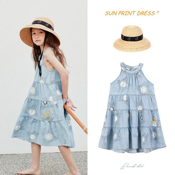 summer girl's dress korean blue cartoon sun print sleeveless thin style breathable cool beach 2021 children's wear dresses, Red;yellow
summer girl's dress korean blue cartoon sun print sleeveless thin style breathable cool beach 2021 children's wear dresses, Red;yellow
