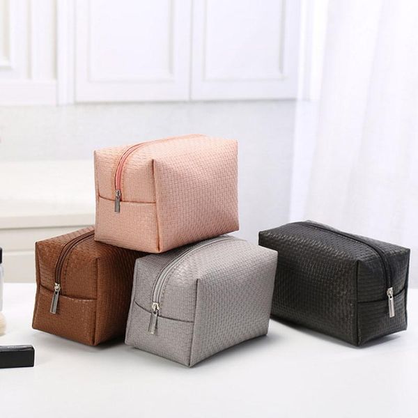travel cosmetic beauty makeup bag case organizer protable zipper holder handbag toiletry bags & cases