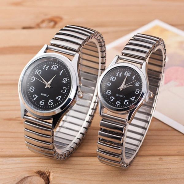 wristwatches men's wrist watches stainless steel band alloy lovers business quartz movement wristwatch elastic strap watch, Slivery;brown
wristwatches men's wrist watches stainless steel band alloy lovers business quartz movement wristwatch elastic strap watch, Slivery;brown
