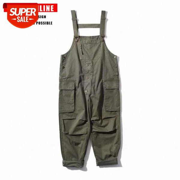 tkpa harajuku japanese tooling overalls men's multi-pocket retro wash loose casual one-piece suspenders #he5w, Black
tkpa harajuku japanese tooling overalls men's multi-pocket retro wash loose casual one-piece suspenders #he5w, Black