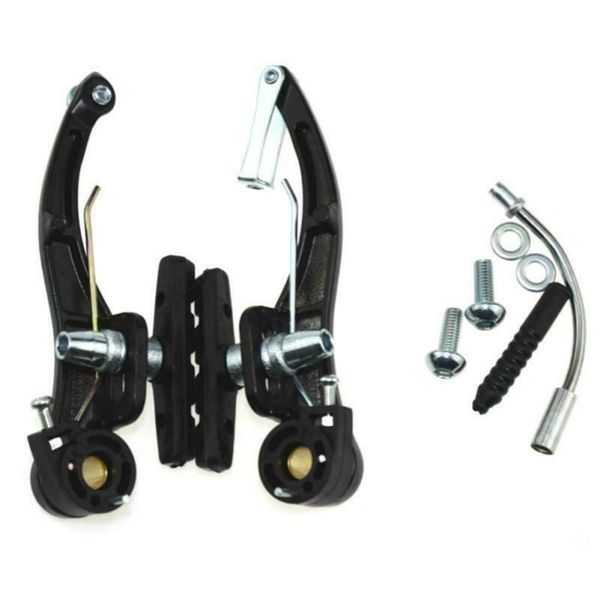 bike brakes aluminum alloy v brake bicycle cycling curved rods full set edf88
bike brakes aluminum alloy v brake bicycle cycling curved rods full set edf88