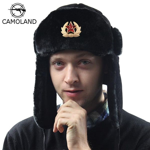 berets soviet army military badge russia ushanka bomber hats pilot trapper trooper hat winter faux fur earflap men snow caps, Blue;gray
berets soviet army military badge russia ushanka bomber hats pilot trapper trooper hat winter faux fur earflap men snow caps, Blue;gray