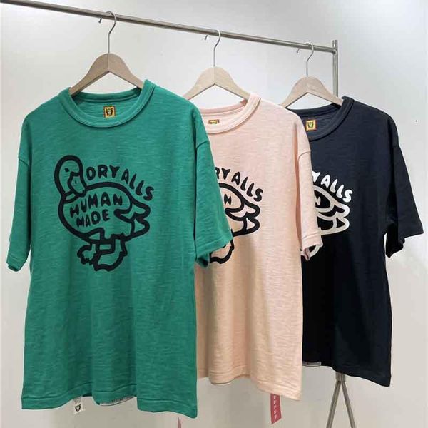 men's t-shirts 2021 green duck human made t shirt contton couple summer t-shirt tees, White;black
men's t-shirts 2021 green duck human made t shirt contton couple summer t-shirt tees, White;black