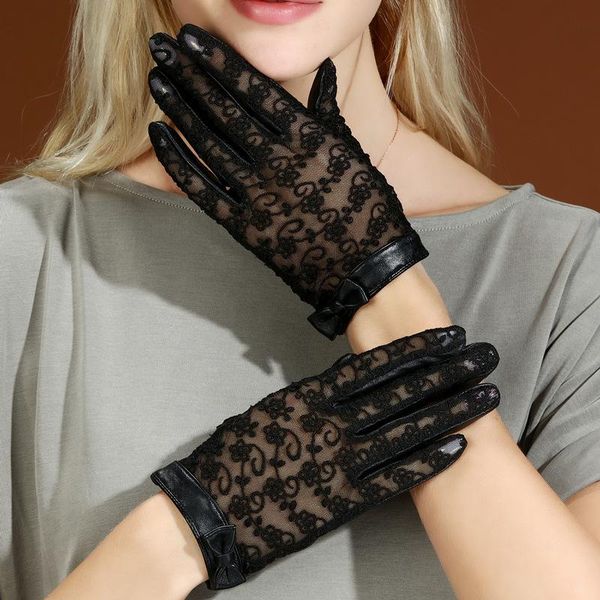 five fingers gloves women sunscreen bud silk female four seasons driving thin touchscreen sheepskin mittens bow style leather fishnet, Blue;gray
five fingers gloves women sunscreen bud silk female four seasons driving thin touchscreen sheepskin mittens bow style leather fishnet, Blue;gray