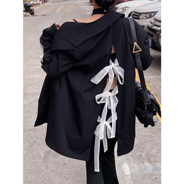 women's suits & blazers fashion lace bow suit spring and summer casual gentle korean style niche design sense age-reducing jacket 2021, White;black
women's suits & blazers fashion lace bow suit spring and summer casual gentle korean style niche design sense age-reducing jacket 2021, White;black