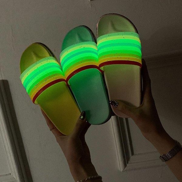 slippers fashion women summer rainbow sandal bling shoes outdoor non-slip bathroom home beach female cute, Black
slippers fashion women summer rainbow sandal bling shoes outdoor non-slip bathroom home beach female cute, Black