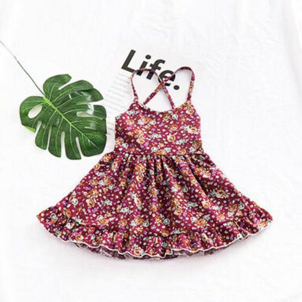 girl's dresses 2021 summer toddler baby girls floral straps backless dress princess outfits clothes children gilrs dresses/y, Red;yellow
girl's dresses 2021 summer toddler baby girls floral straps backless dress princess outfits clothes children gilrs dresses/y, Red;yellow
