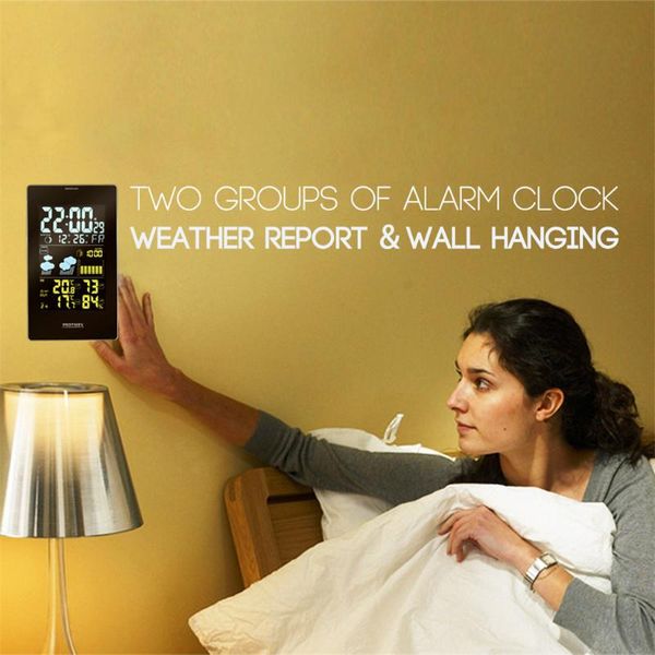 desk & table clocks multifunctional temperature humidity meter wireless color screen weather forecast clock station alarm c50
desk & table clocks multifunctional temperature humidity meter wireless color screen weather forecast clock station alarm c50