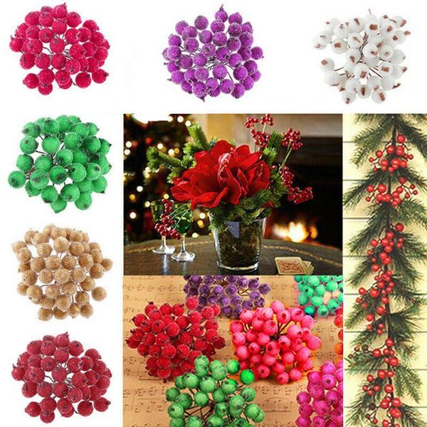 40pcs/bundle decorative artificial mini christmas frosted berry decor fake fruit foam berries candy box scrapbooking decoration flowers & wr
40pcs/bundle decorative artificial mini christmas frosted berry decor fake fruit foam berries candy box scrapbooking decoration flowers & wr