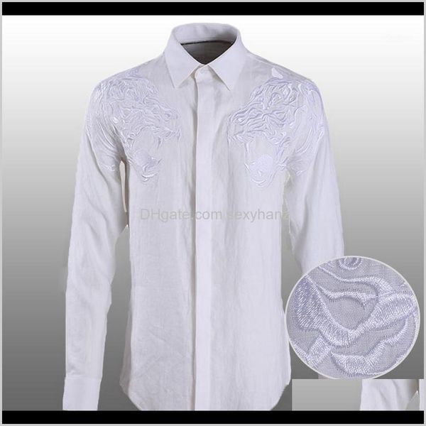 mens casual minglu 100 linen luxury leopard embroidery long sleeve men shirts plus size 4xl fashioin slim fit white man1 x4yrq b0cod, White;black
mens casual minglu 100 linen luxury leopard embroidery long sleeve men shirts plus size 4xl fashioin slim fit white man1 x4yrq b0cod, White;black