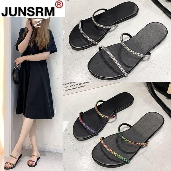 fashion summer women shoes rhinestone sandals peep toe ladies tenis feminino women's footwear large size slippers, Black
fashion summer women shoes rhinestone sandals peep toe ladies tenis feminino women's footwear large size slippers, Black