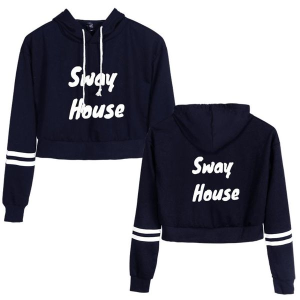 women's hoodies & sweatshirts internet celebrities sway house printed streetwear navel sweatshirt women pullovers fashion lumbar hoodie, Black
women's hoodies & sweatshirts internet celebrities sway house printed streetwear navel sweatshirt women pullovers fashion lumbar hoodie, Black