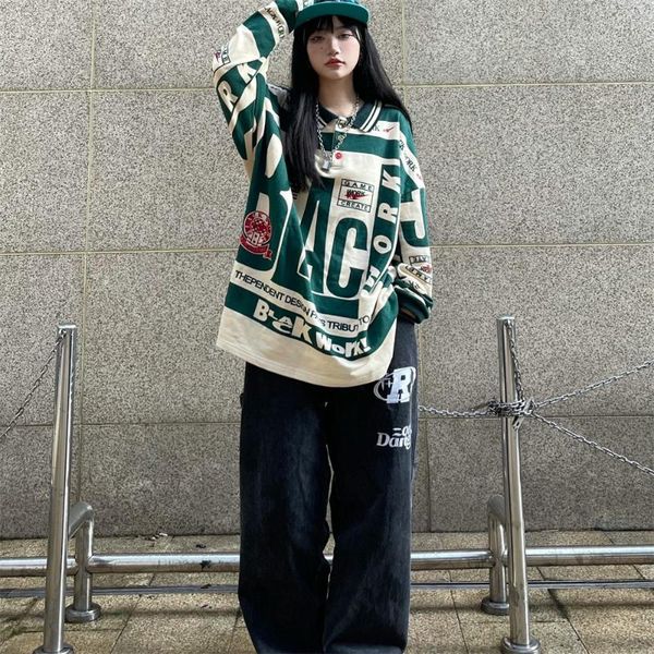 women's hoodies & sweatshirts autumn punk print women hoodie sweatshirt harajuku oversize loose long sleeve korean style hip hop high s, Black
women's hoodies & sweatshirts autumn punk print women hoodie sweatshirt harajuku oversize loose long sleeve korean style hip hop high s, Black