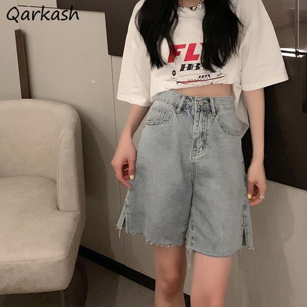 women's shorts women denim cool high street girls leisure retro trousers straight leg side slit pockets buttons all-match mujer, White;black
women's shorts women denim cool high street girls leisure retro trousers straight leg side slit pockets buttons all-match mujer, White;black