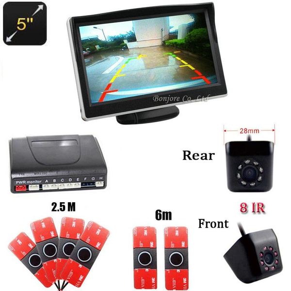 car rear view cameras& parking sensors auto dual core 6 distance show on 5'' monitor system with parktronic camera front reverse
car rear view cameras& parking sensors auto dual core 6 distance show on 5'' monitor system with parktronic camera front reverse
