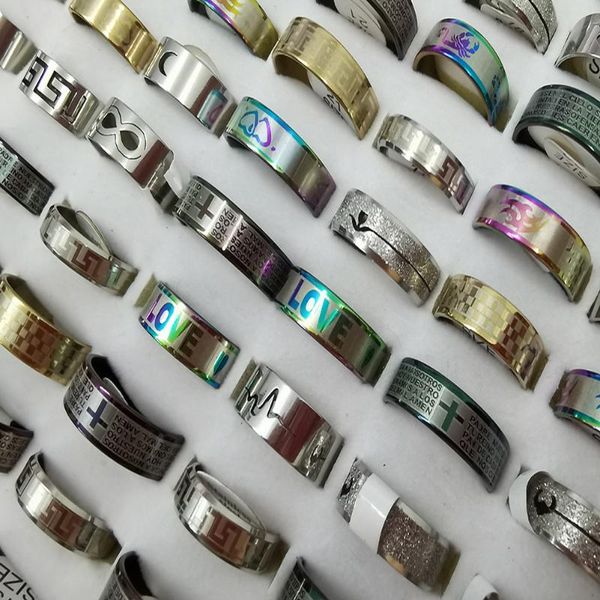 wedding rings 50 pieces mix stainless steel ring wholesale men titanium black/gold/silver color classic statement for women jewelry, Slivery;golden
wedding rings 50 pieces mix stainless steel ring wholesale men titanium black/gold/silver color classic statement for women jewelry, Slivery;golden