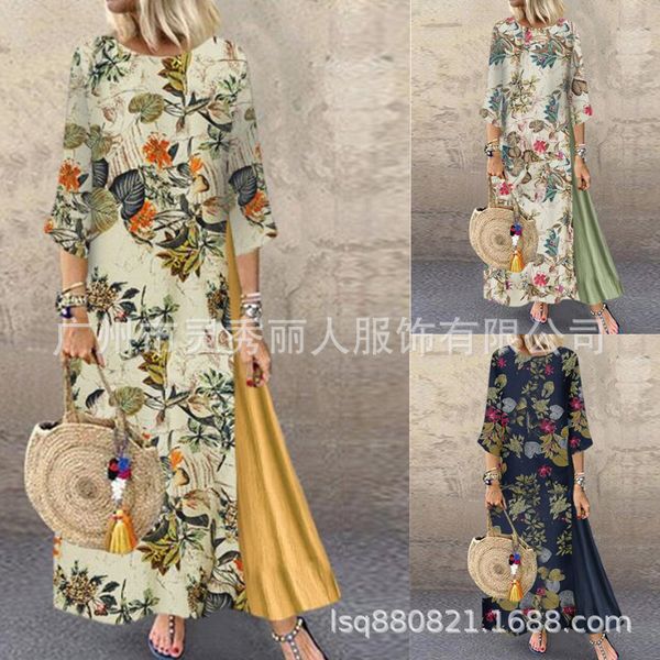 new spring women muslim dress kaftan floral pint moroccan kaftan maxi long vestidos islamic eid mubarak abaya sundress plus size, Red
new spring women muslim dress kaftan floral pint moroccan kaftan maxi long vestidos islamic eid mubarak abaya sundress plus size, Red
