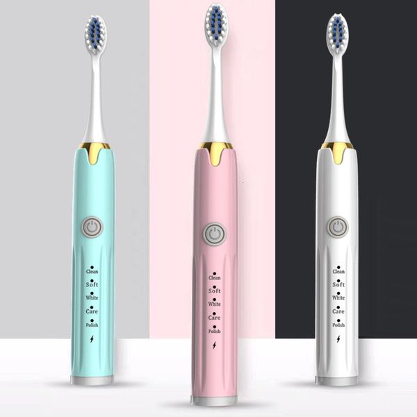 household rechargeable 5-gear toothbrush usb soft bristle brush head intelligent ultrasonic electric toothbrush
household rechargeable 5-gear toothbrush usb soft bristle brush head intelligent ultrasonic electric toothbrush