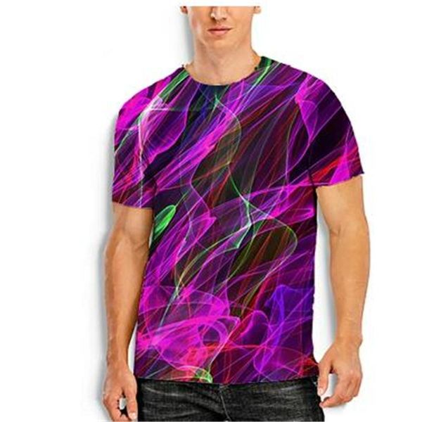 men's t-shirts summer short-sleeved t-shirt 3d pink purple color line printing pattern casual round neck streetwear, White;black
men's t-shirts summer short-sleeved t-shirt 3d pink purple color line printing pattern casual round neck streetwear, White;black