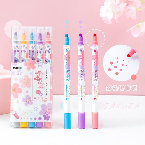 highlighters 5pcs/set double heads doodle pen paint marker diy scrapbook metal marking drawing painting cute school supplies, Black;red
highlighters 5pcs/set double heads doodle pen paint marker diy scrapbook metal marking drawing painting cute school supplies, Black;red