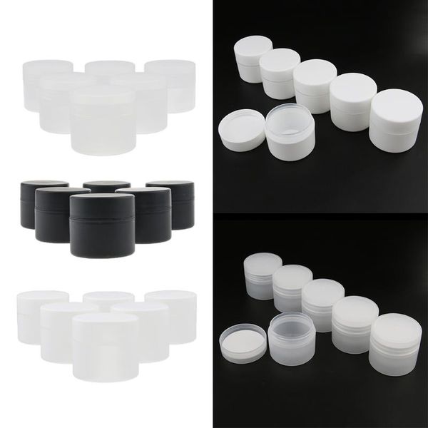 pack of 6 50g empty double layer plastic cosmetic jars lotion cream mask pots with lids storage bottles &
pack of 6 50g empty double layer plastic cosmetic jars lotion cream mask pots with lids storage bottles &
