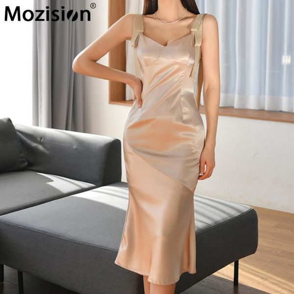 mozision satin spaghetti strap fishtail dress for women solid sleeveless mid-length dresses ladies 2021 sling vestidos casual, Black;gray
mozision satin spaghetti strap fishtail dress for women solid sleeveless mid-length dresses ladies 2021 sling vestidos casual, Black;gray
