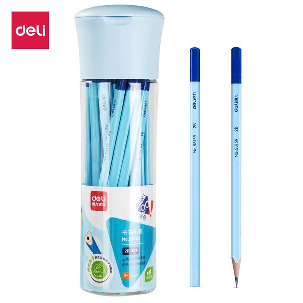 pen deli 58163 cil hb student's writing sketch cil 2b simple children's triangle bar correction holding posture lead
pen deli 58163 cil hb student's writing sketch cil 2b simple children's triangle bar correction holding posture lead