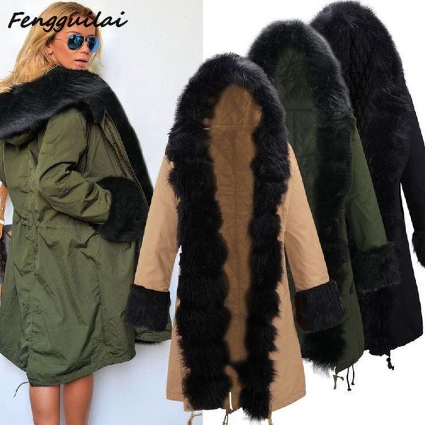 women's jackets winter autumn 2021 parkas basic female women plus velvet hooded coats cotton jacket womens long outwear coat, Black;brown
women's jackets winter autumn 2021 parkas basic female women plus velvet hooded coats cotton jacket womens long outwear coat, Black;brown