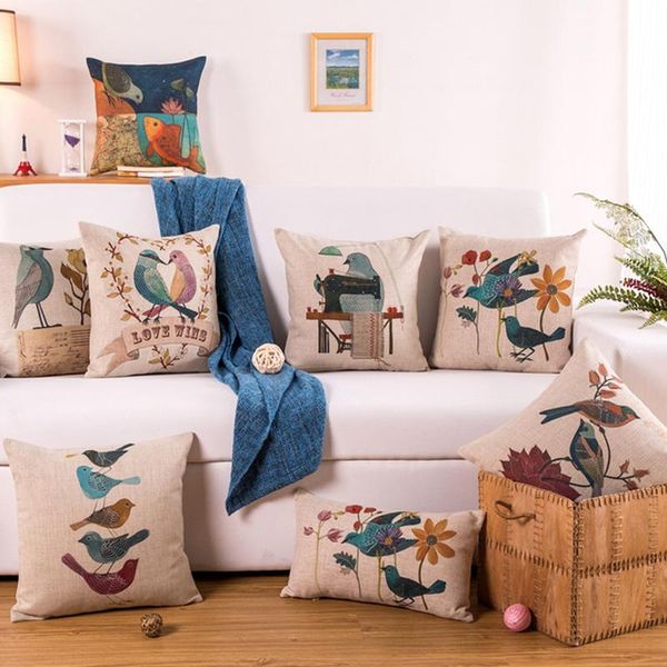 natural vintage cotton linen cushion cover cute animal flower bird printed pillowcase sofa decorative seat throw pillow cushion/decorative
natural vintage cotton linen cushion cover cute animal flower bird printed pillowcase sofa decorative seat throw pillow cushion/decorative