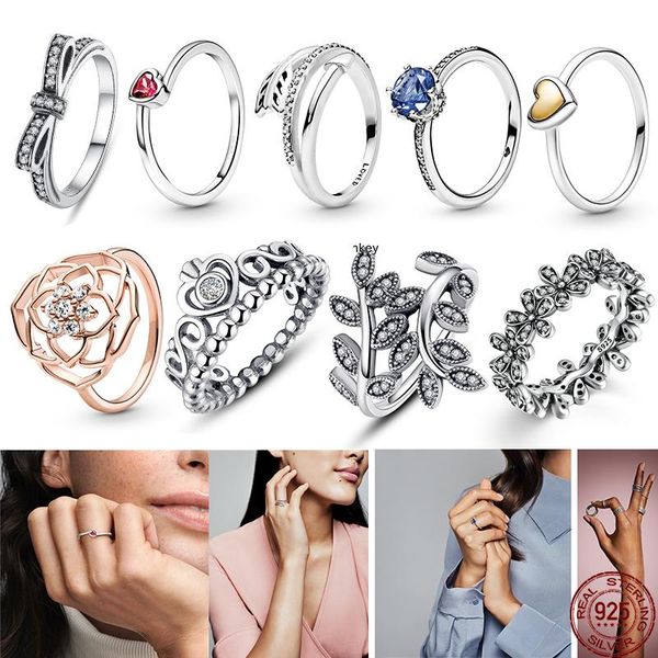 cluster rings 2021 classic genuine 925 sterling silver zircon flower lucky ring ladies suitable for engagement jewelry anniversary, Golden;silver
cluster rings 2021 classic genuine 925 sterling silver zircon flower lucky ring ladies suitable for engagement jewelry anniversary, Golden;silver