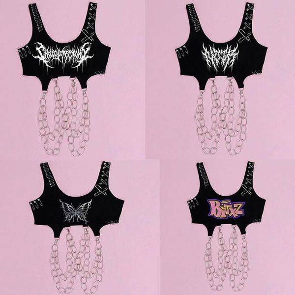 women's tanks & camis unique tank lolita 1of1 kawaii gothictank punk dark y2k, White
women's tanks & camis unique tank lolita 1of1 kawaii gothictank punk dark y2k, White