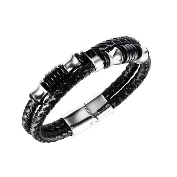 multi-layer cross woven leather chain bracelet for men bangle chains link classic trendy vintage male jewelry fashion mens birthday party gi, Black
multi-layer cross woven leather chain bracelet for men bangle chains link classic trendy vintage male jewelry fashion mens birthday party gi, Black