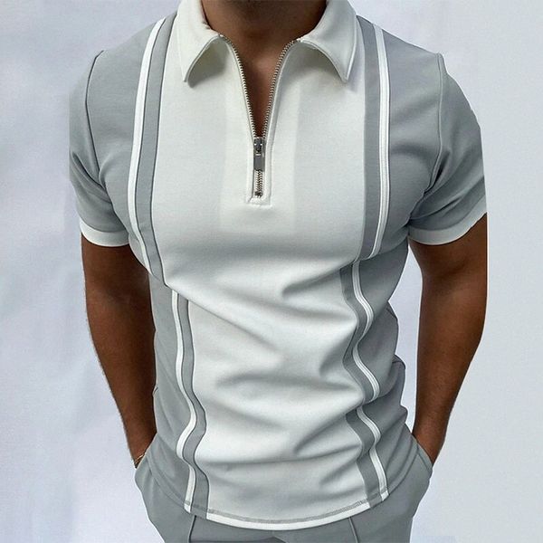 men's golf shirt 3d print striped turndown casual daily zipper print short sleeve casual fashion comfortable sports gray navy blue f2d, White;black
men's golf shirt 3d print striped turndown casual daily zipper print short sleeve casual fashion comfortable sports gray navy blue f2d, White;black