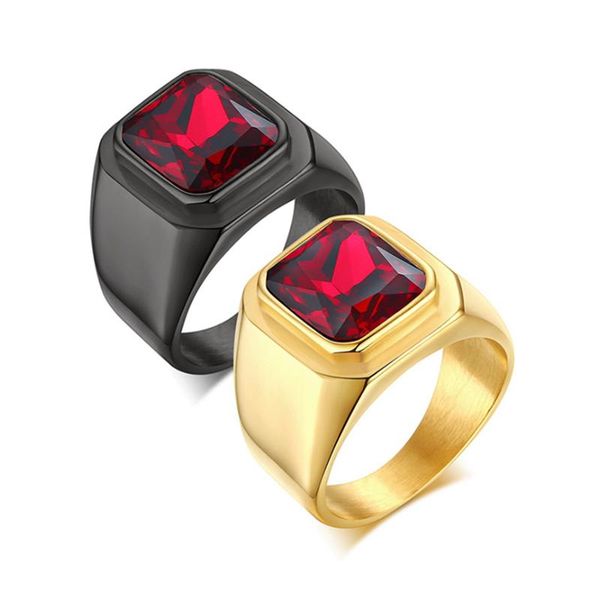 cluster rings japan and south korea jewelry 14mm stainless steel red rhinestone casting ring men's exaggerated, Golden;silver
cluster rings japan and south korea jewelry 14mm stainless steel red rhinestone casting ring men's exaggerated, Golden;silver