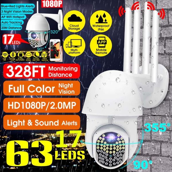 cameras smart wifi ip camera ip66 waterproof 3 night vison security automatic tracking cctv surveillance monitor 17/63 leds
cameras smart wifi ip camera ip66 waterproof 3 night vison security automatic tracking cctv surveillance monitor 17/63 leds