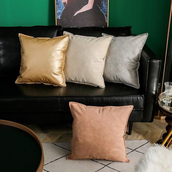 cushion/decorative pillow 45/60/70cm solid color imitation leather cushion cover sofa pu square car decorative large waist pillowcase
cushion/decorative pillow 45/60/70cm solid color imitation leather cushion cover sofa pu square car decorative large waist pillowcase