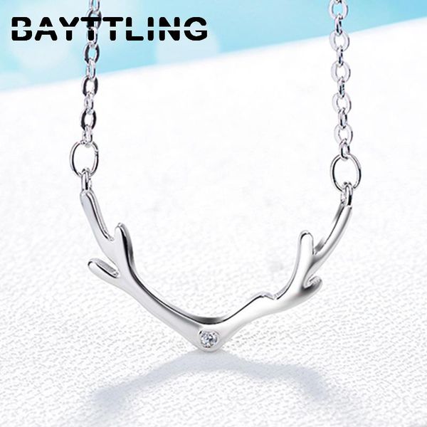 chains bayttling 925 sterling silver fine zircon antler pendant necklace for woman fashion jewelry wedding engagement gift
chains bayttling 925 sterling silver fine zircon antler pendant necklace for woman fashion jewelry wedding engagement gift