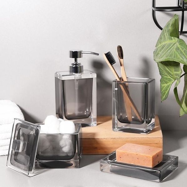 bath accessory set nordic creative resin wash tray toothbrush cup bathroom household liquid soap dispenser accessories supplies ld141
bath accessory set nordic creative resin wash tray toothbrush cup bathroom household liquid soap dispenser accessories supplies ld141