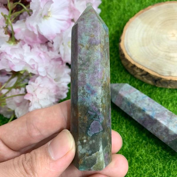 decorative objects & figurines sell natural ruby fuchsite crystal stone point healing sapphire tower reiki energy for home decor
decorative objects & figurines sell natural ruby fuchsite crystal stone point healing sapphire tower reiki energy for home decor